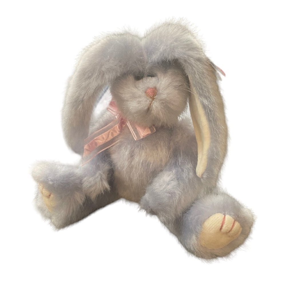 Ty Beanie Babies 1993 Azalea Easter Bunny Tag Attic Collection Vintage Purple